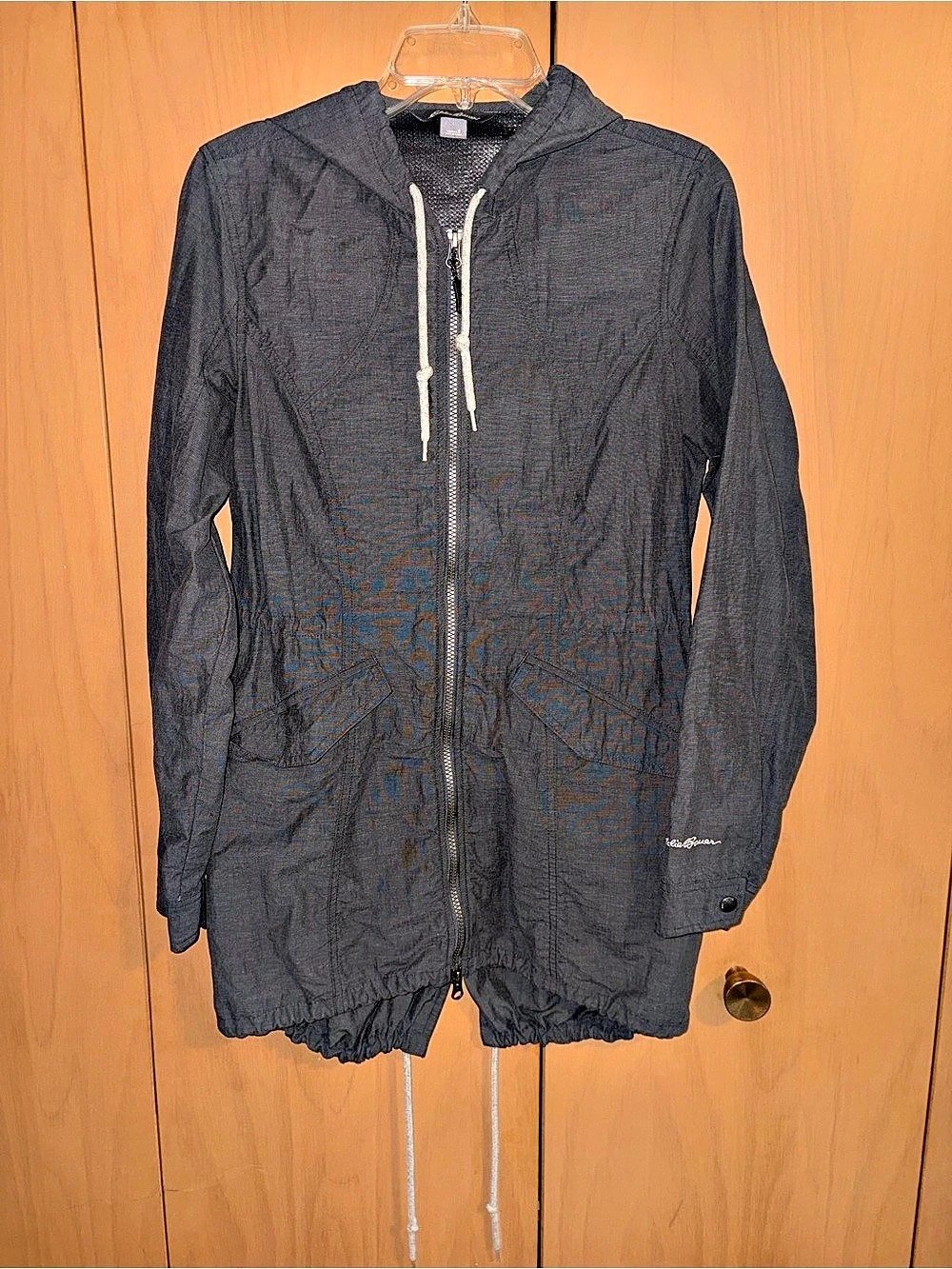 Eddie Bauer Nylon Raincoat Jacket